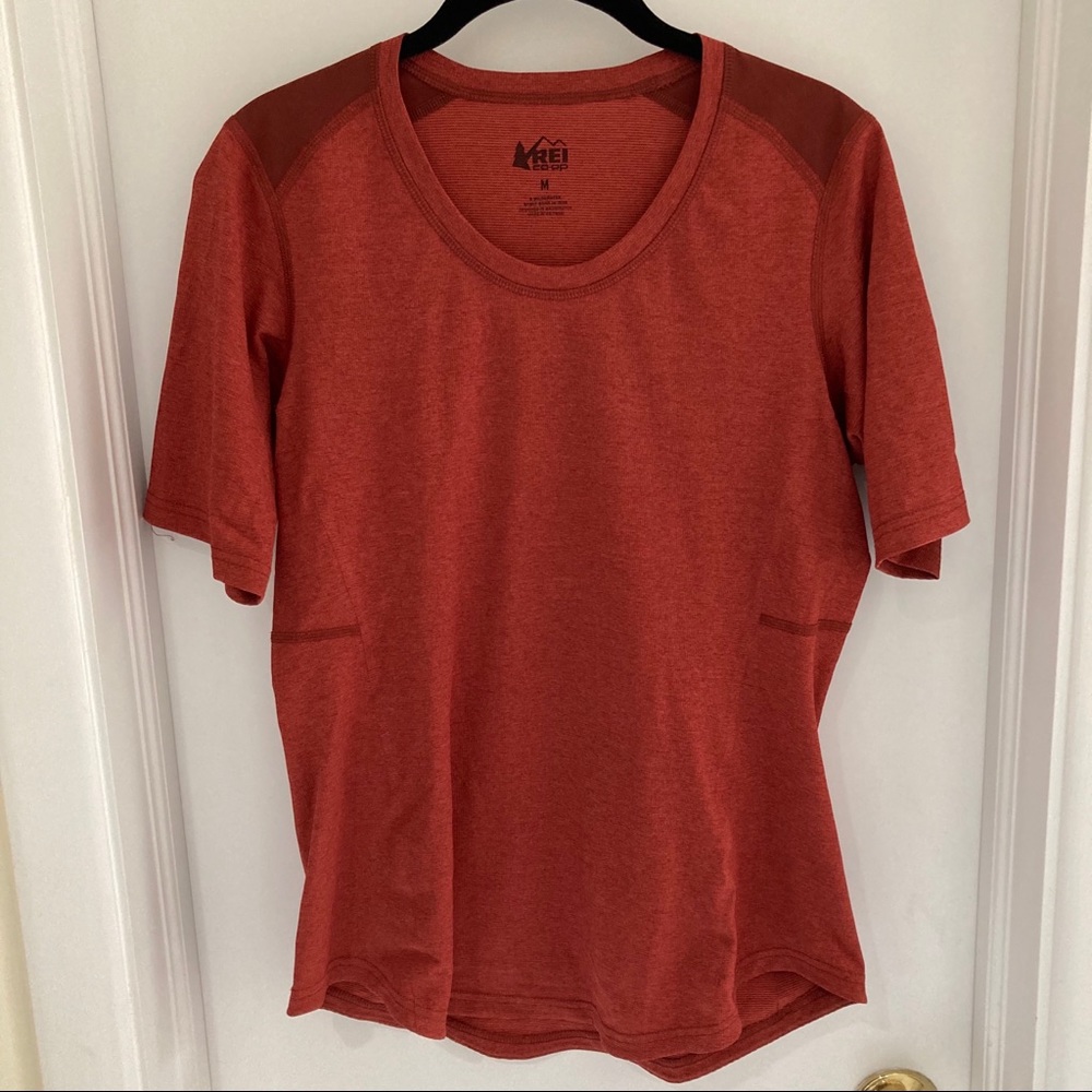 REI Orange workout top (size medium)